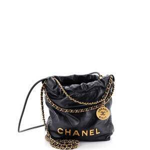 Chanel Mini 22 Chain Hobo Quilted Calfskin